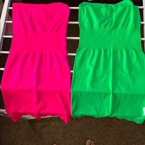 Strapless Body Com dresses